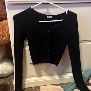 Black Garage Button-Up Women's Top (XS)